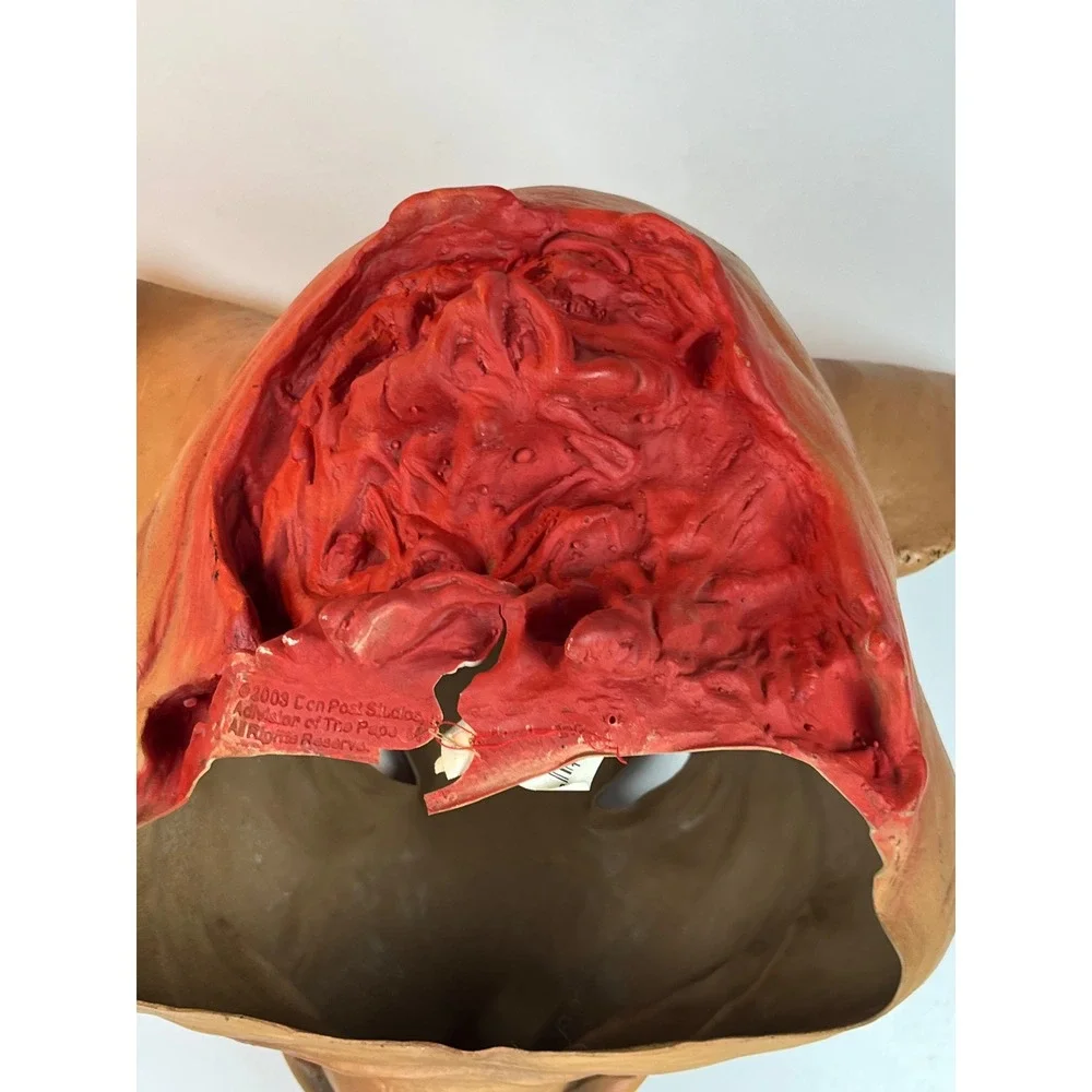 Don Post Studios 2003 Saw Pig Mask VTG Horror Halloween Severed Neck Latex Mask